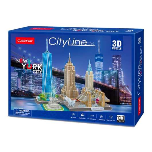 3D Pussel City Line New York City