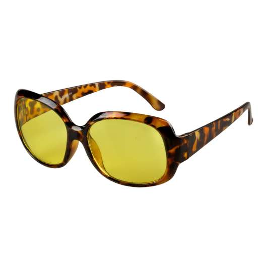 70-tals Glasögon Leopardmönstrade - One size