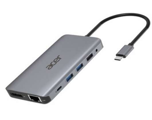 Acer Hubb / 12 Portar / USB-C - Gray