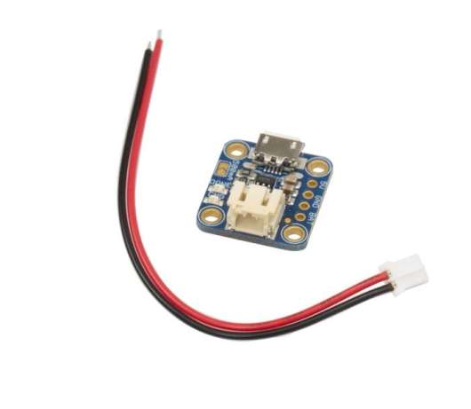 Adafruit Laddningsmodul för Li-ion batteri Micro-USB