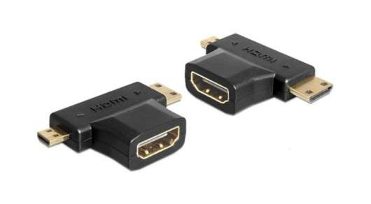 Adapter Mini-HDMI och Micro-HDMI