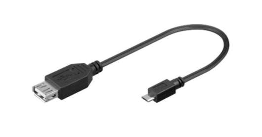 Adapterkabel USB-hona till Micro-USB-hane