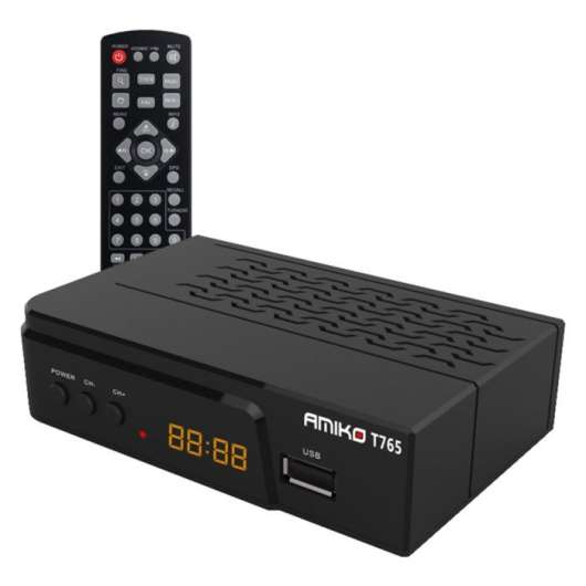 Amiko T765 Digital-TV-mottagare med HDTV-stöd