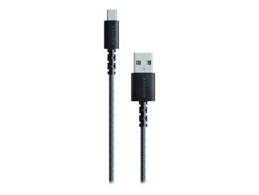Anker PowerLine Select+ USB A to USB C 90cm - Svart