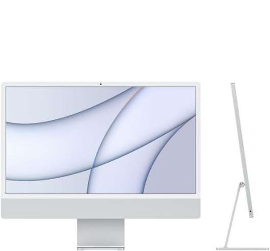 Apple 24" iMac / Retina 4.5K / Apple M1 chip / 8-core CPU / 8-core GPU / 256GB - Silver