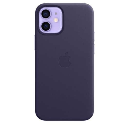 Apple iPhone 12 mini Leather Case / MagSafe - Deep Violet