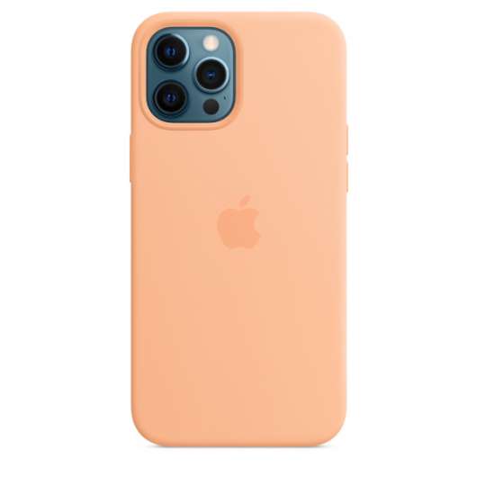 Apple iPhone 12 Pro Max Silicone Case / MagSafe - Cantaloupe