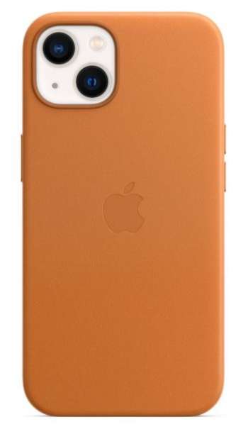 Apple Iphone 13 Leather Case / MagSafe - Golden Brown