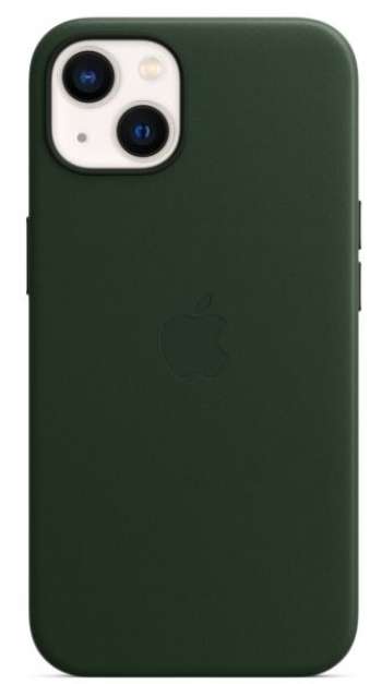 Apple Iphone 13 Leather Case / MagSafe - Sequoia Green