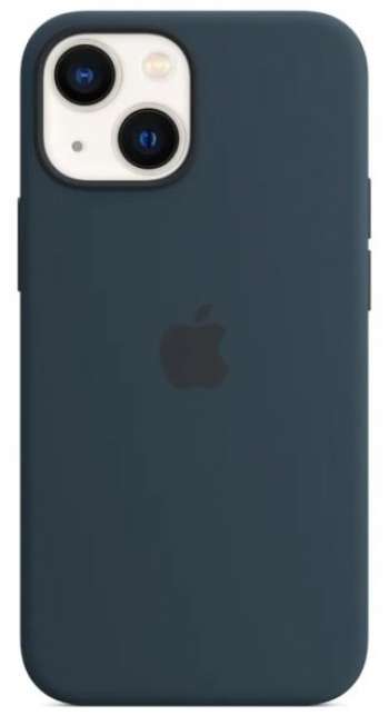 Apple Iphone 13 Mini Silicone Case / MagSafe - Abyss Blue