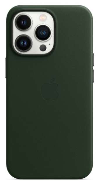 Apple Iphone 13 Pro Leather Case / MagSafe - Sequoia Green