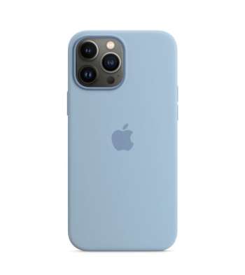 Apple iPhone 13 Pro Max Silicone Case / MagSafe – Blue Fog