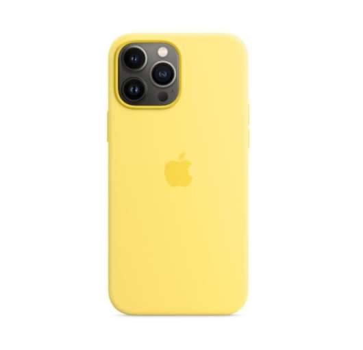 Apple iPhone 13 Pro Max Silicone Case / MagSafe – Lemon Zest