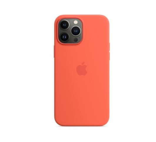 Apple iPhone 13 Pro Max Silicone Case / MagSafe – Nectarine