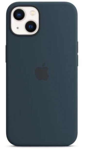 Apple Iphone 13 Silicone Case / MagSafe - Abyss Blue