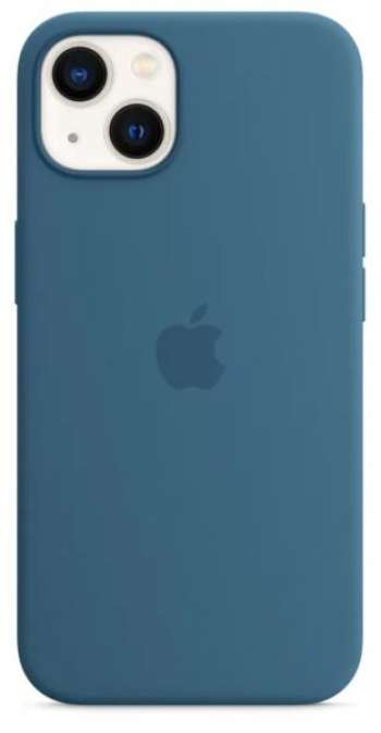 Apple Iphone 13 Silicone Case / MagSafe - Blue Jay