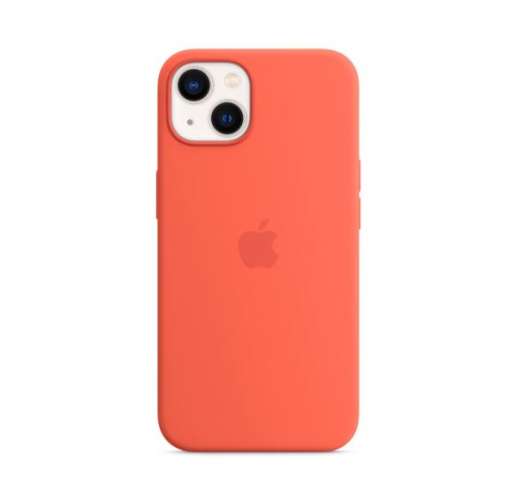 Apple iPhone 13 Silicone Case / MagSafe – Nectarine