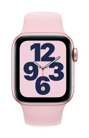 Apple Watch SE - 40mm / GPS + Cellular / Gold Aluminium Case / Pink Sand Sport Band