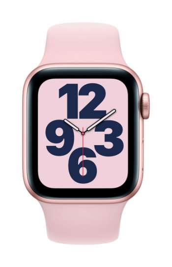 Apple Watch SE - 40mm / GPS / Gold Aluminium Case / Pink Sand Sport Band