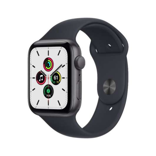 Apple Watch SE 44 mm GPS Rymdgrå
