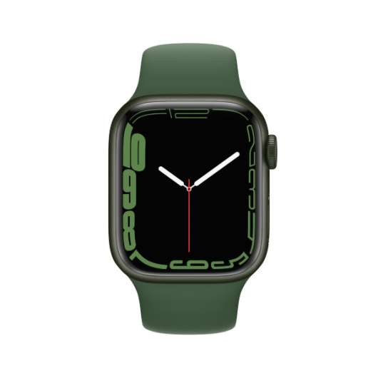 Apple Watch Series 7 - 41mm / GPS + Cellular / Green Aluminium Case / Clover Sport Band