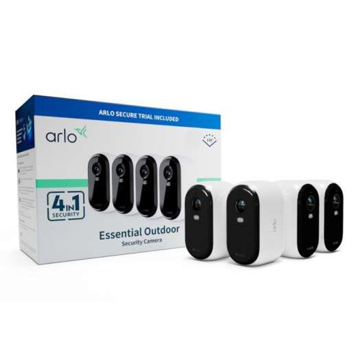 Arlo Essential 2 Övervakningskamera HD 4-pack