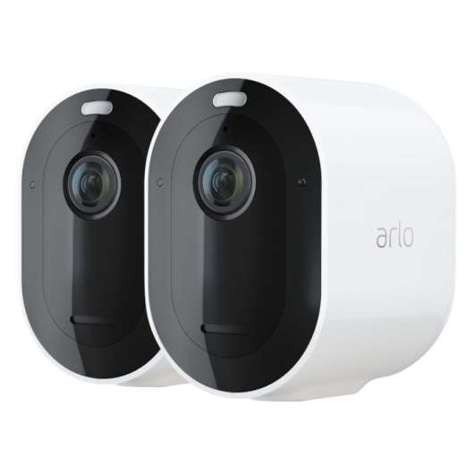 Arlo Pro 4 Spotlight övervakningskamera 2-pack Vit