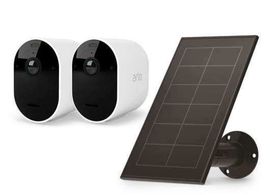 Arlo Pro 5 Spotlight Security Camera with 2x Camera Kit + Solar Panel