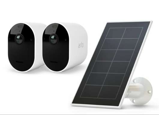 Arlo Pro 5 Spotlight Security Camera with 2x Camera Kit + Solar Panel