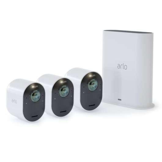 Arlo Ultra 2 Spotlight övervakningskamera 3-pack