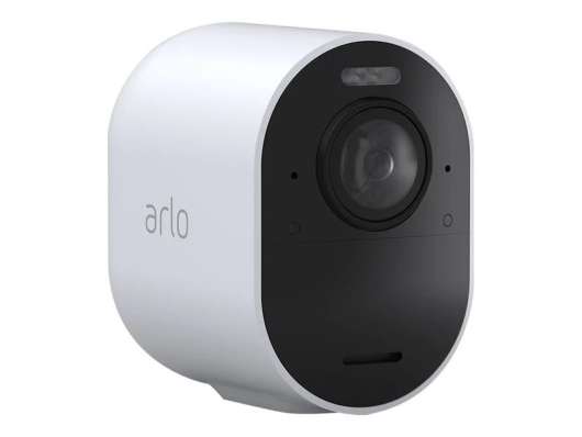 Arlo Ultra 2 Spotlight - Trådlöst 4K HDR säkerhetssystem med 1 kamera - Vit