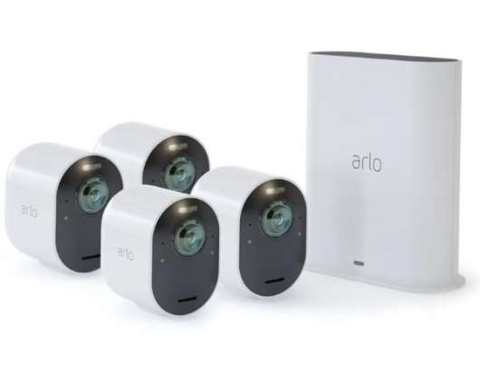 Arlo Ultra 2 Spotlight - Trådlöst 4K HDR säkerhetssystem med 4 kameror