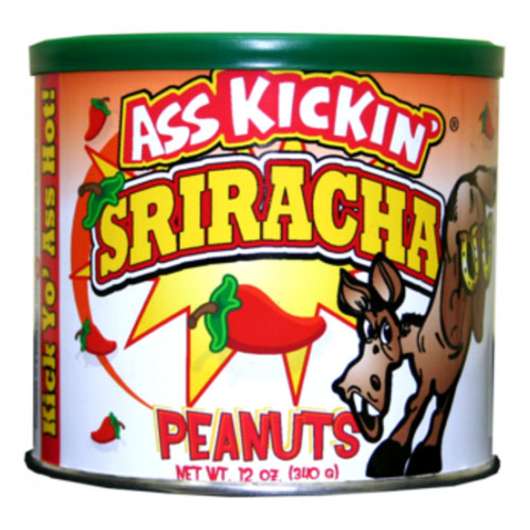 Ass Kickin Sriracha Jordnötter - 340 gram