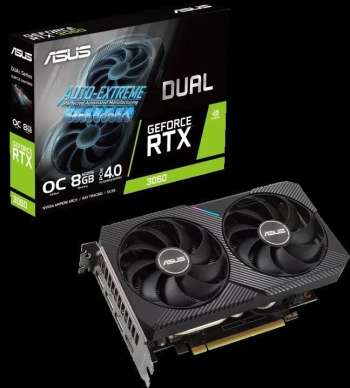 ASUS Dual GeForce RTX 3060 OC Edition 8GB