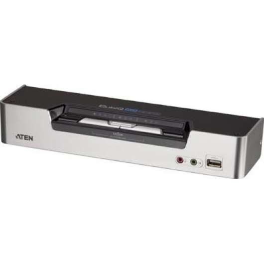 Aten CS1642-AT-G KVM-switch 1 konsol styr 2 datorer DVI/USB/ljud