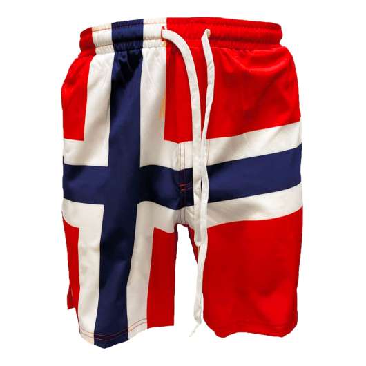 Badshorts Norska Flaggan - Large
