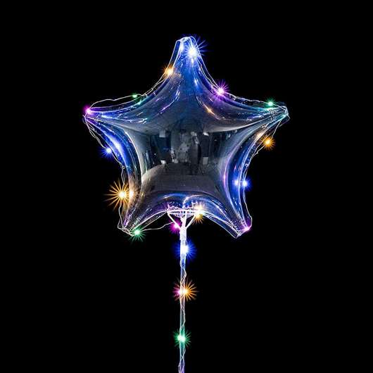Ballonger med LED-Slinga Stjärna