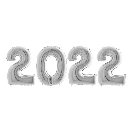 Ballongkit 2022 Silver Metallic