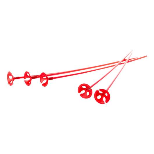 Ballongpinnar Röda - 100-pack