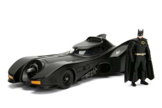 Batman 1989 Batmobile and figure 1:24