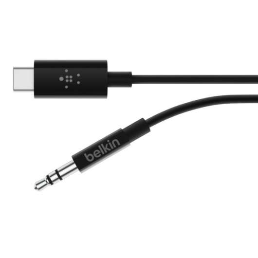 Belkin USB-C to 3.5 mm Audio Kabel - Svart