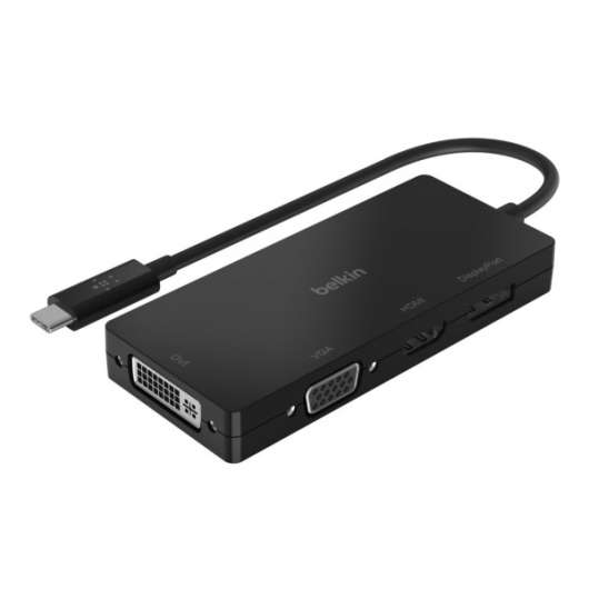 Belkin USB-C Video adapter med HDMI, VGA, DVI, DP, 4K