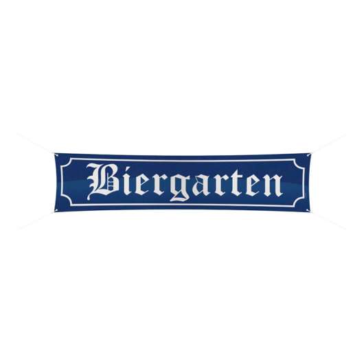 Biergarten Banderoll