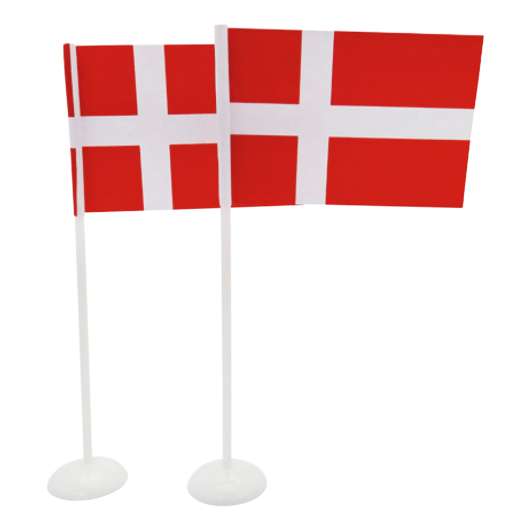 Bordsflagga Danmark - 1-pack