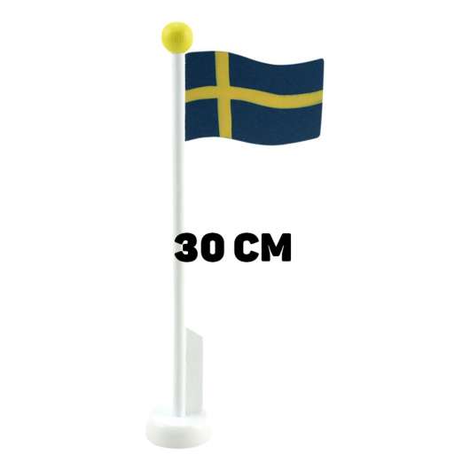 Bordsflagga Sverige - 30 cm
