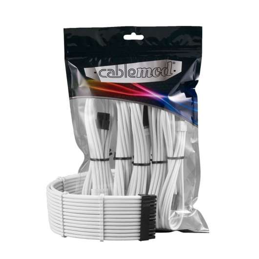 Cablemod pro modmesh 12vhpwr cable extension kit - white