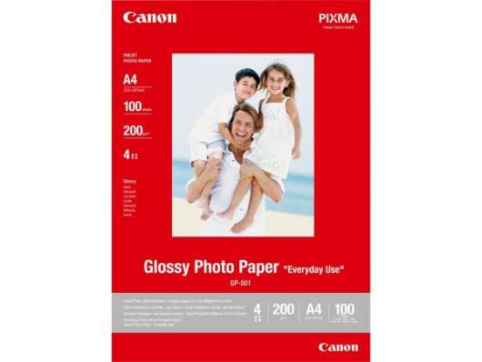 Canon Fotopapper GP-501 Glossy A4 (100 Ark) (200gram)
