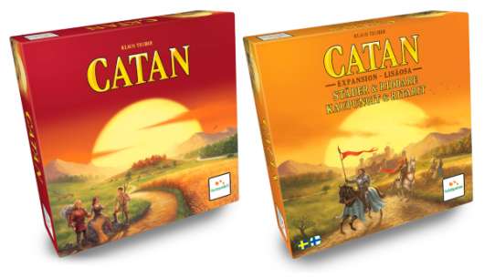 Catan - Settlers of Catan + Städer och Riddare