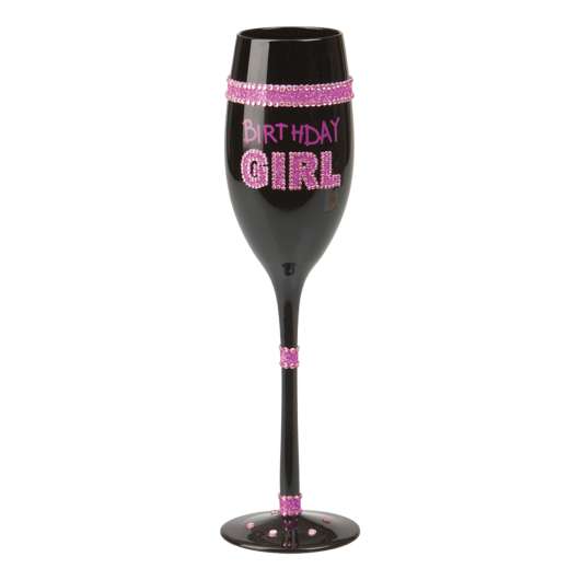 Champagneglas Birthday Girl