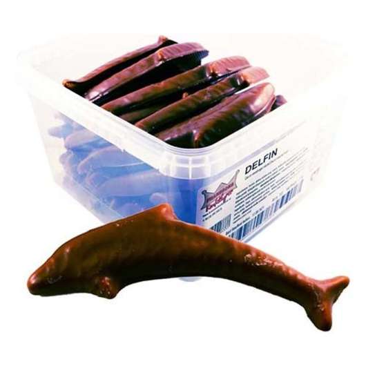 Choklad Delfiner Lösvikt i Burk - 1 kg